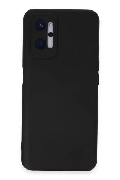 Newface Realme 9i 4G Kılıf Nano içi Kadife Silikon - Siyah ürün görseli 1