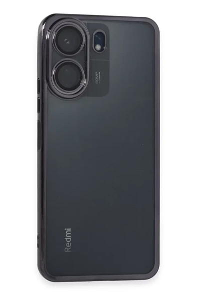 Newface Xiaomi Redmi 13C Kılıf Razer Lensli Silikon - Mor ürün görseli 1