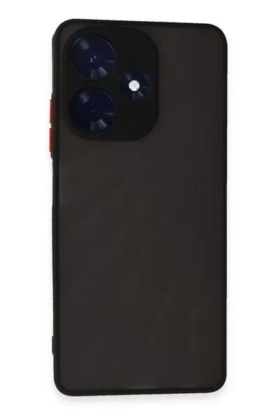 Newface İnfinix Hot 30 4G Kılıf Montreal Silikon Kapak - Siyah ürün görseli 1