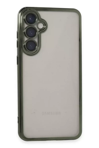 Newface Samsung Galaxy S23 FE Kılıf Razer Lensli Silikon - Yeşil ürün görseli 1
