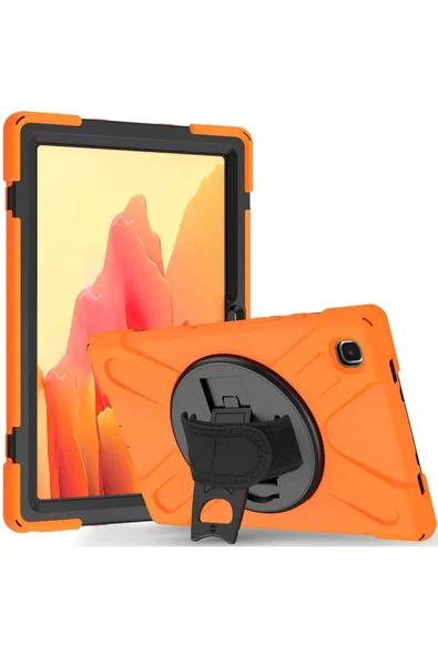 Newface Samsung Galaxy T220 Tab A7 Lite 8.7 Kılıf Amazing Tablet Kapak - Turuncu ürün görseli 1