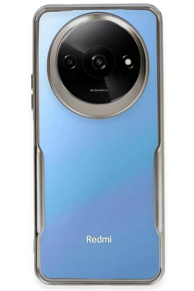 Newface Xiaomi Redmi A3 4G Kılıf Boyi Silikon Kapak - Titan Gri ürün görseli 1