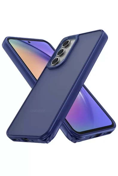 Newface Samsung Galaxy A14 4G Kılıf Elegant Kapak - Lacivert ürün görseli 1