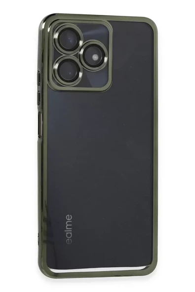 Newface Realme C53 Kılıf Razer Lensli Silikon - Yeşil ürün görseli 1