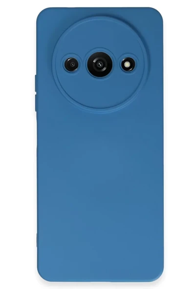 Newface Xiaomi Redmi A3 4G Kılıf Nano içi Kadife Silikon - Mavi ürün görseli 1
