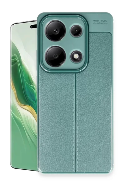 Newface Xiaomi Redmi Note 13 Pro 4G Kılıf Auto Focus Kapak - Koyu Yeşil ürün görseli 1