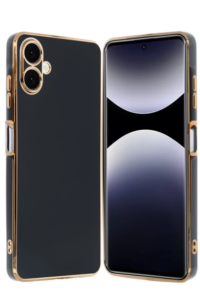 Newface Samsung Galaxy A06 Kılıf Volet Silikon - Siyah ürün görseli 1