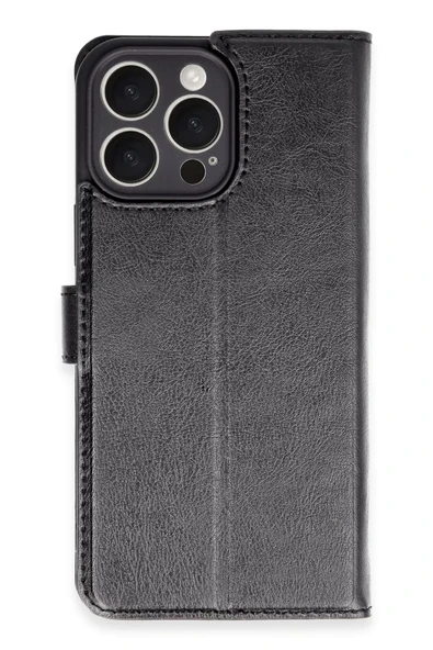 Newface Apple iPhone 16 Pro Max Kılıf Trend S Plus Kapaklı Kılıf - Siyah ürün görseli 1