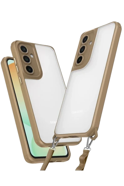 Newface Samsung Galaxy A35 5G Kılıf Penta Silikon Kılıf - Çöl Titanyum ürün görseli 1