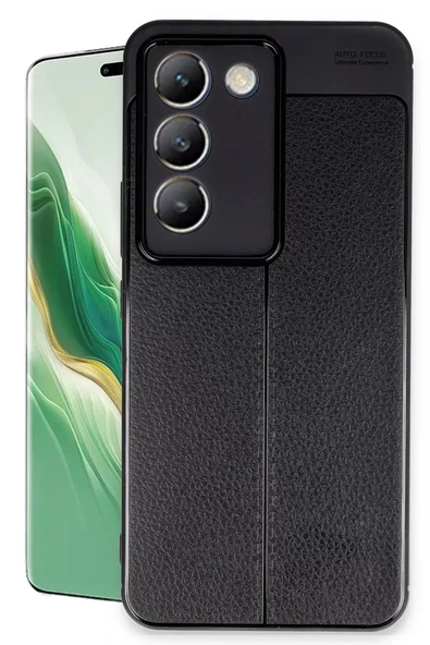 Newface Vivo V30 Lite 4G Kılıf Auto Focus Kapak - Siyah ürün görseli 1