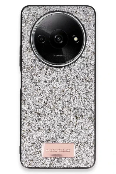 Onegif Xiaomi Redmi A3 4G Bright Simli Kapak - Gümüş ürün görseli 1