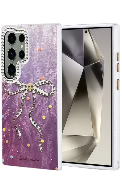 Newface Samsung Galaxy S24 Ultra Kılıf Blade Aynalı Desenli Kapak - Desen 1 ürün görseli 1