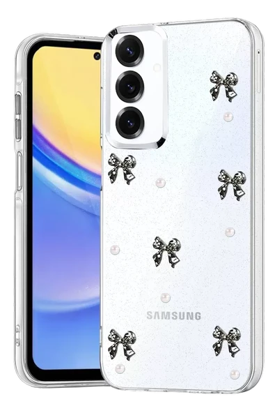 Newface Samsung Galaxy S25 Plus Fiyonk Desenli Kapak - Desen 8 ürün görseli 1