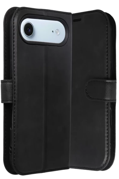 Newface Apple iPhone 17 Air Trend S Plus Kapaklı Kılıf - Siyah ürün görseli 1