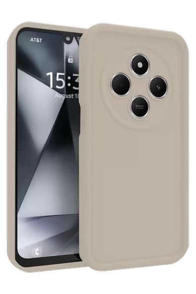 Newface Xiaomi Redmi 14C Kılıf Viera Silikon - Krem ürün görseli 1