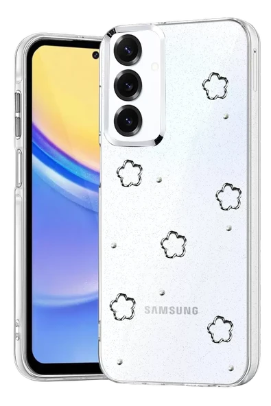 Newface Samsung Galaxy S25 Fiyonk Desenli Kapak - Desen 2 ürün görseli 1