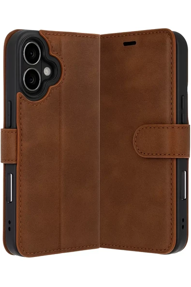 Newface Apple iPhone 17 Trend S Plus Kapaklı Kılıf - Taba ürün görseli 1