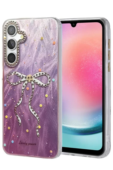 Newface Samsung Galaxy A24 4G Kılıf Blade Aynalı Desenli Kapak - Desen 1 ürün görseli 1