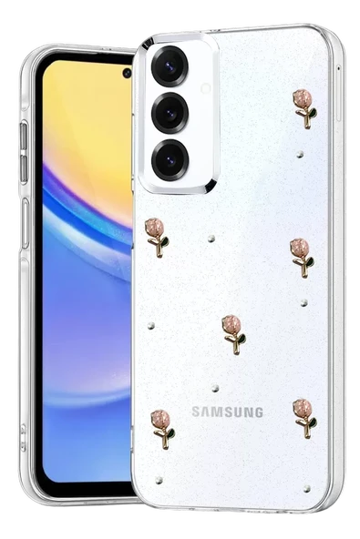 Newface Samsung Galaxy S25 Fiyonk Desenli Kapak - Desen 6 ürün görseli 1