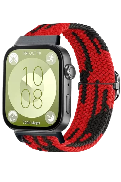 Newface Huawei Fit 4 Star Kordon - Kırmızı-Siyah ürün görseli 1