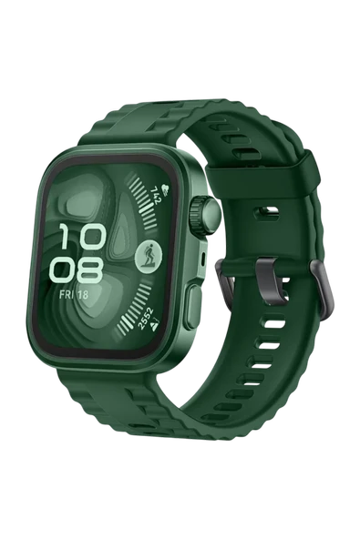 Newface Huawei Fit 4 Nova Silikon Kordon - Koyu Yeşil ürün görseli 1