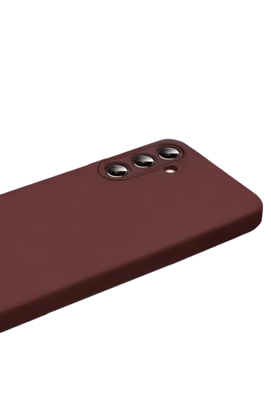 Newface Samsung Galaxy S26 Plus First Silikon - Bordo - Resim 3