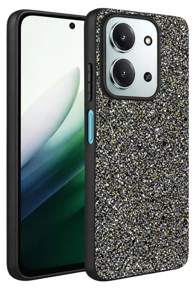 Onegif Xiaomi Redmi 15C 4G Bright Simli Kapak - Gold ürün görseli 1
