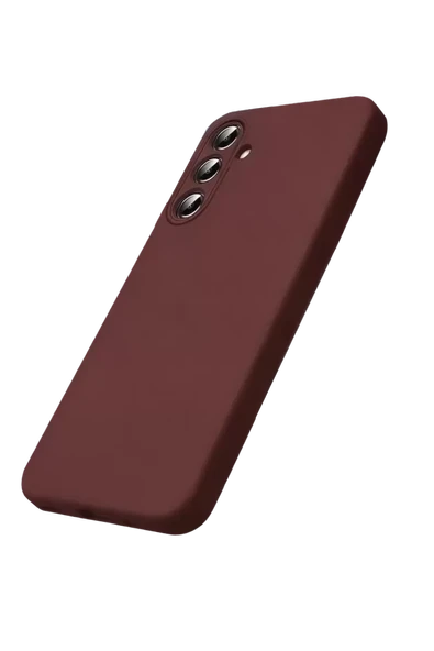 Newface Samsung Galaxy S26 Plus First Silikon - Bordo - Resim 2