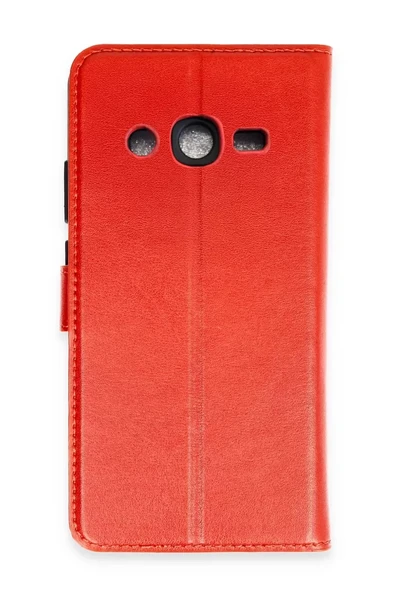 Newface Samsung Galaxy J7 Kılıf Trend S Plus Kapaklı Kılıf - Kırmızı ürün görseli 1