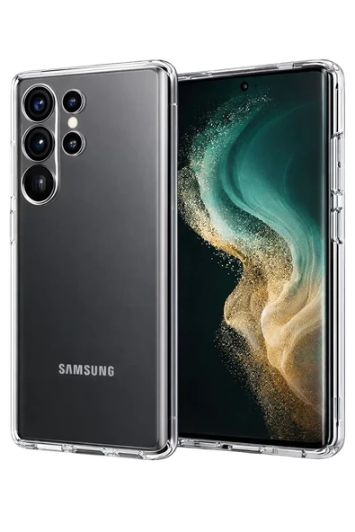 Newface Samsung Galaxy S26 Ultra Lüx Şeffaf Silikon - Şeffaf ürün görseli 1