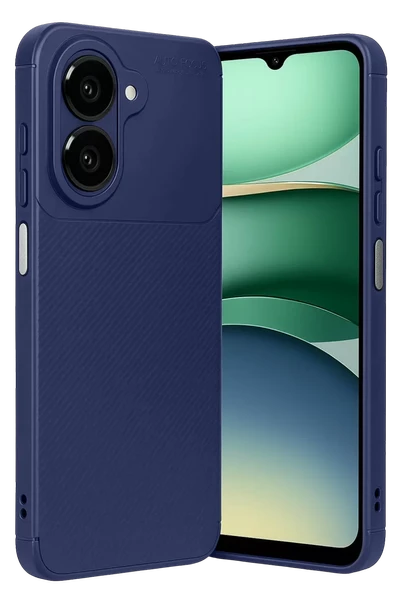 Newface Samsung Galaxy A07 4G Auto Focus Karbon Kapak - Lacivert ürün görseli 1