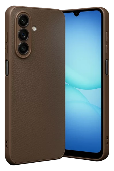 Newface Samsung Galaxy A17 5G Thermax Silikon Kılıf - Kahverengi ürün görseli 1