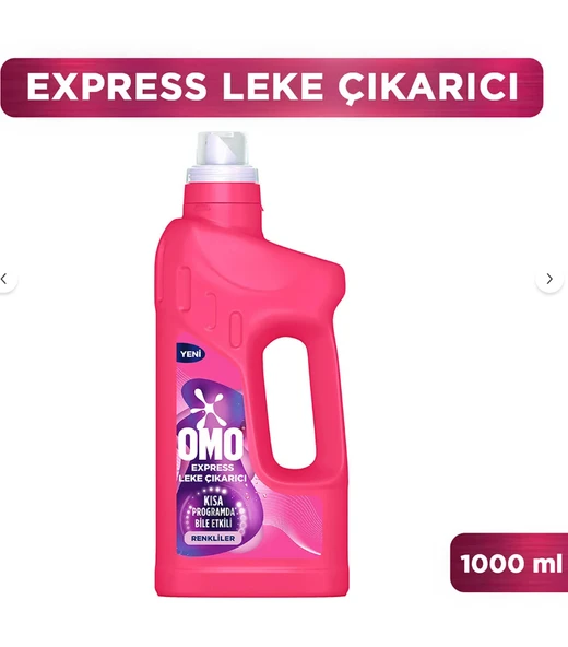 Omo Express Leke Çıkarıcı Renkliler 1000 ml x1 ürün görseli 1