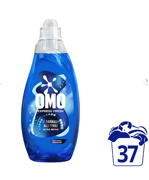 Omo Express Fresh Ultra Beyaz Sıvı Çamaşır Deterjanı 1480 ml x1 ürün görseli 1