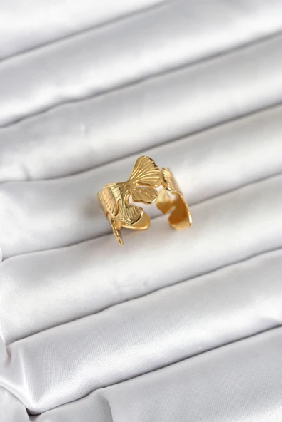 Gold Renk Lotus Model Kadın Yüzük - EBJ260418W41954 ürün görseli 1