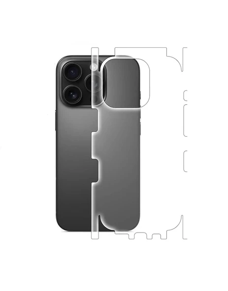 Iphone 11 ile Uyumlu 360 Arka Kaplama   Şeffaf ürün görseli 1