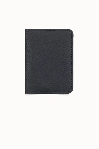 Guard Mat Siyah Hakiki Deri Mini Boy Kredi Kartlık - GRD260418WT203 ürün görseli 1