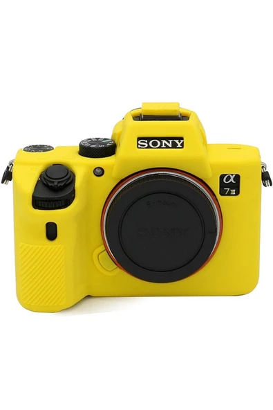 Mettzchrom Sony A7R 3 A7R3 A7 R Mark III Uyumlu Silikon Koruyucu Kılıf ürün görseli 1