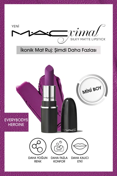 MACximal Mini Mac Silky Matte Lipstick - Diva 1.8g ürün görseli 1