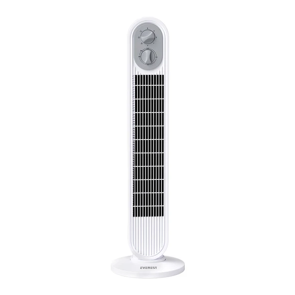 Everest Fan14 Beyaz 31" 50W 3 Hız Kademeli Zamanlayıcı Kule Tipi Vantilatör- Pervanesi ürün görseli 1