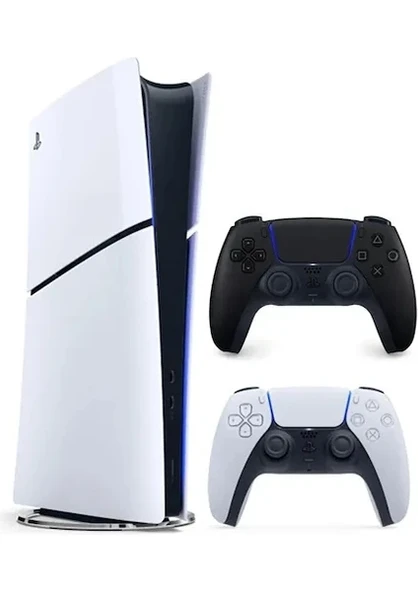Sony Playstation 5 Slim Dijital Edition +2. Siyah Dualsense Oyun Konsolu (Ithalatçı Garantili) ürün görseli 1