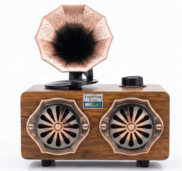 Everton Rt-744 Bluetooth Fm-Usb-Tf-Aux Şarjlı Nostaljik Radyo ürün görseli 1