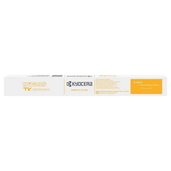 Kyocera Tk-8455Y Yellow Sarı Orjinal Fotokopi Toneri Taskalfa Mz2501Ci - Mz3501Ci 12.000 Sayfa ürün görseli 1