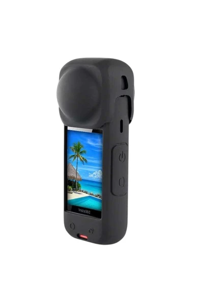 Mettzchrom insta 360 x4 uyumlu Silikon kılıf Koruma Kılıfı soft case ürün görseli 1