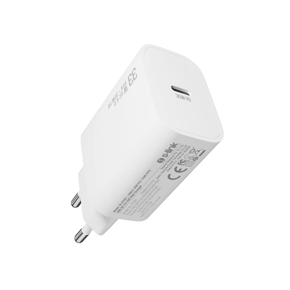S-Link Sl-Ec65 Type Usb-C 30W Pd - 33W Pps Hızlı Ev Şarj Adaptörü ürün görseli 1