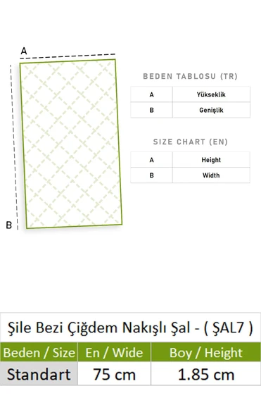 Şile Bezi Çiğdem Nakışlı Şal Mor Mor - Resim 6