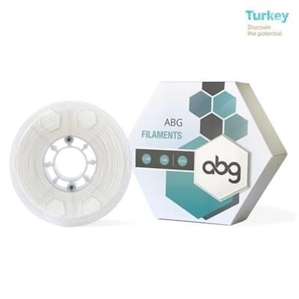 Abg Abs Beyaz Filament 1.75Mm 1Kg ürün görseli 1