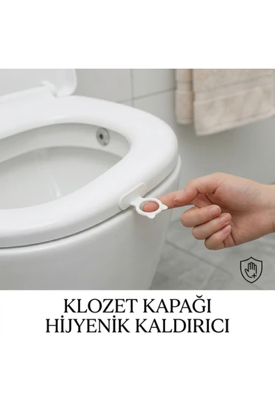 Kendinden Yapışkanlı Klozet Kapağı Kaldırma Aparatı çok amaçlı kulp çekmece dolap için ürün görseli 1