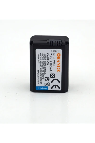 Orange Sony Fw-50 Destekli Batarya A7 a7r a7s2 a7r2 a7s a35 a55 a6000 a6300 A6500 ürün görseli 1