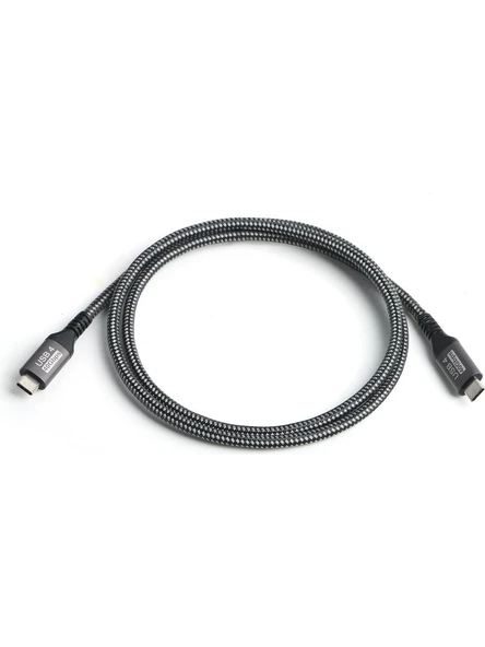 Dark Type-C Usb 4.0 Thunderbolt 3 Destekli 1 Metre Dk-Cb-Usb4C2C100 - Resim 2